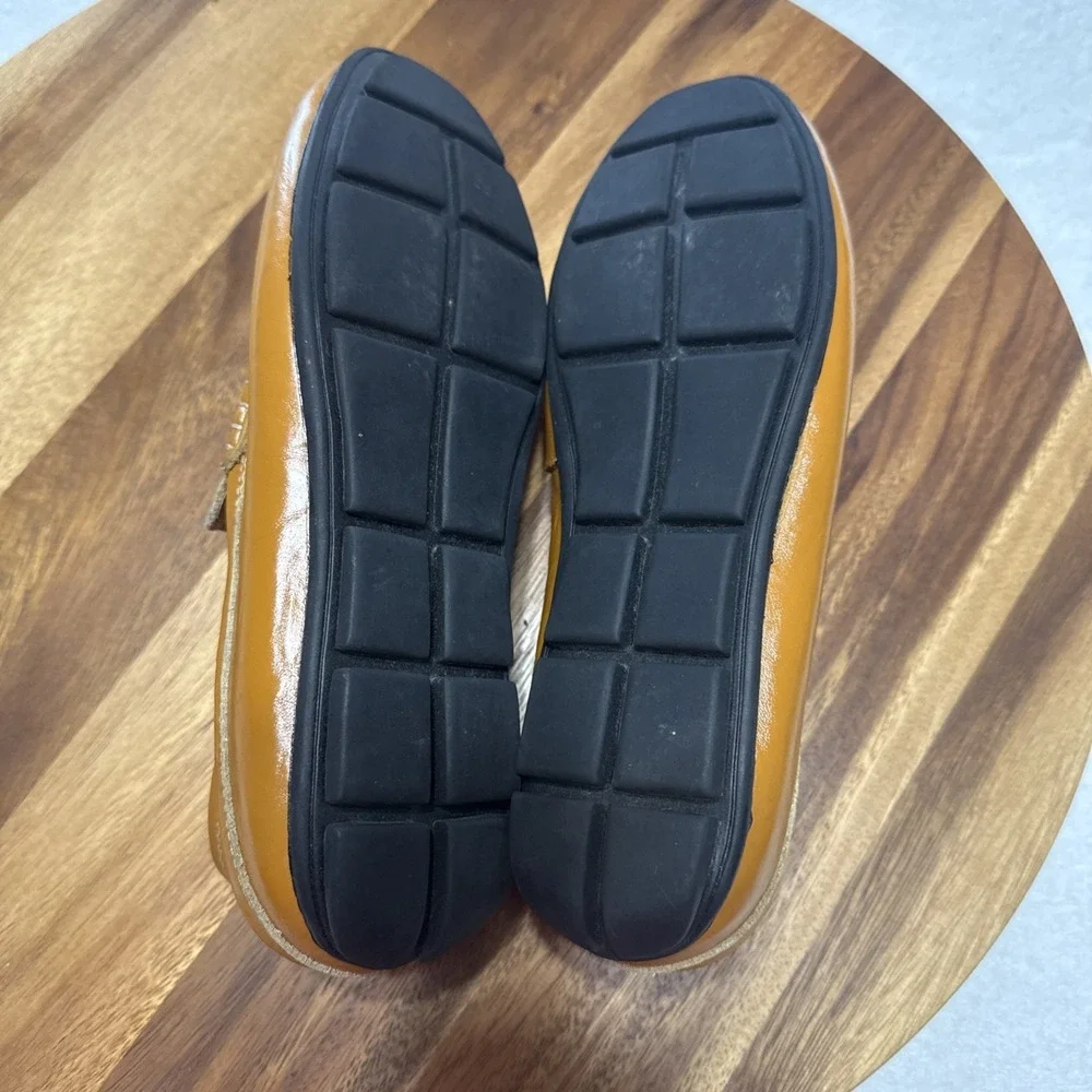 Men's Genuine Leather Loafers Moccasins Boat Shoes EU40 Men's 7 Women's‎ 9